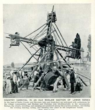 All the fun at the wooden fair.